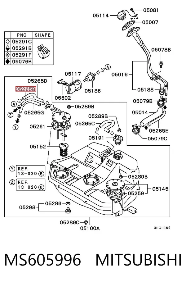  MS605996 Mitsubishi