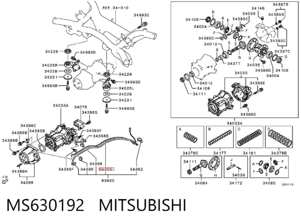  MS630192 Mitsubishi