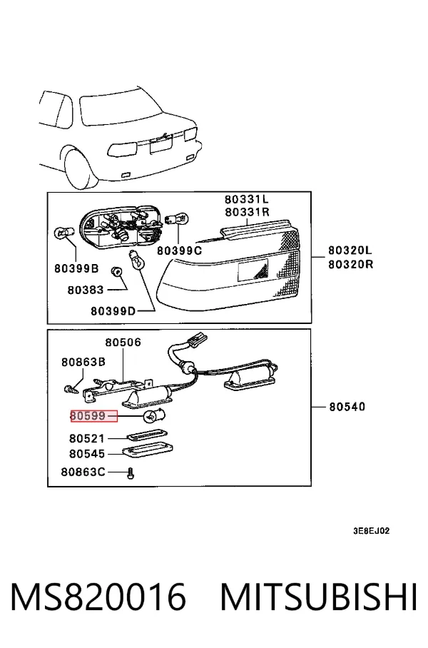  MS820016 Mitsubishi