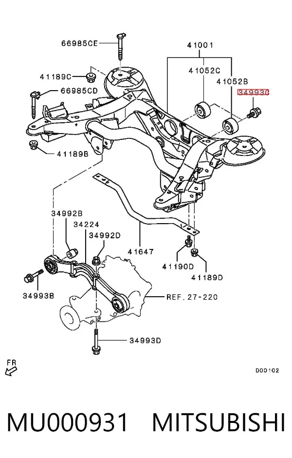 MU000931 Mitsubishi
