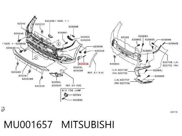  MU001657 Mitsubishi