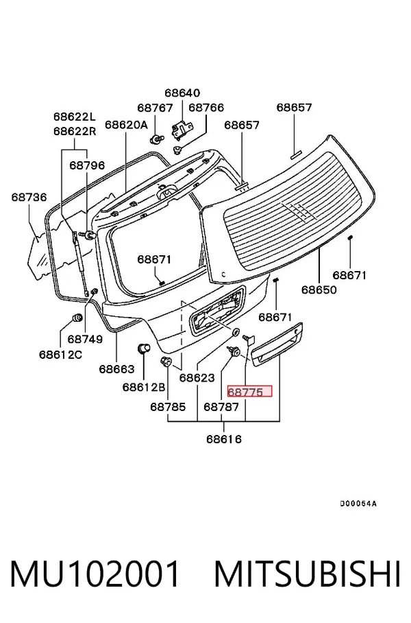  MU102001 Mitsubishi