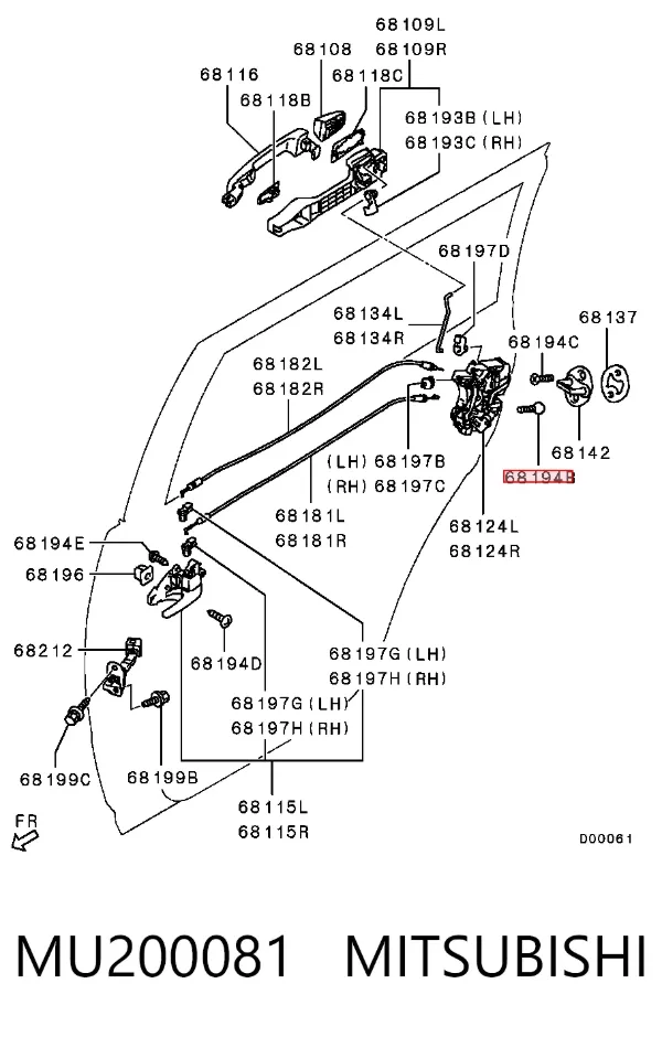  MU200081 Mitsubishi