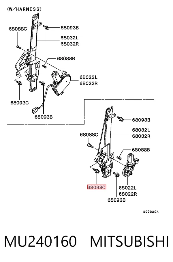  MU240160 Mitsubishi