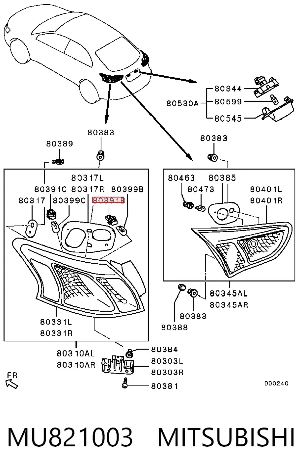 MU821003 Mitsubishi