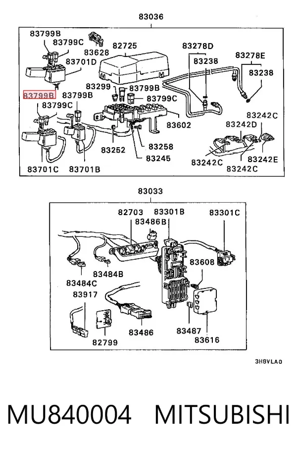 Dispositivo de segurança MU840004 Mitsubishi