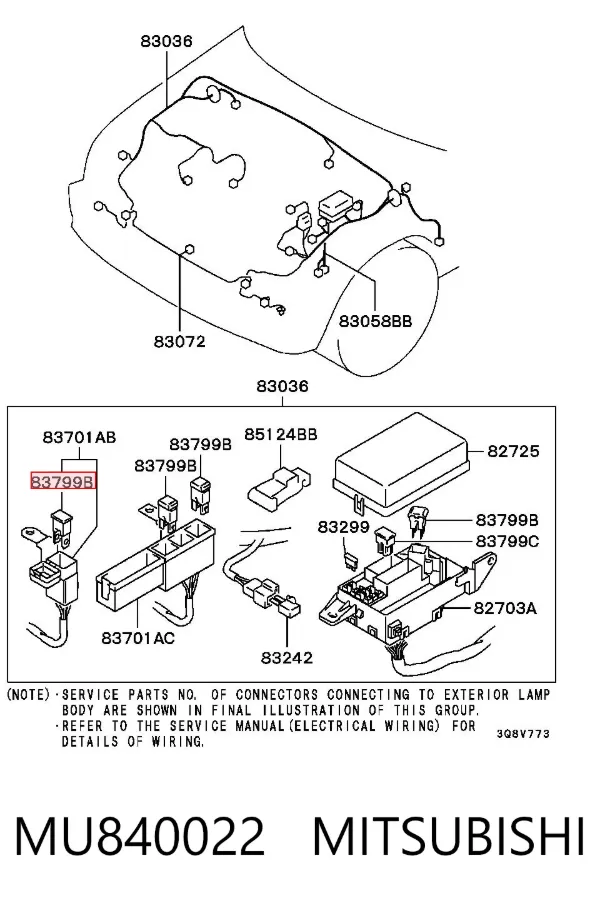Dispositivo de segurança MU840022 Mitsubishi