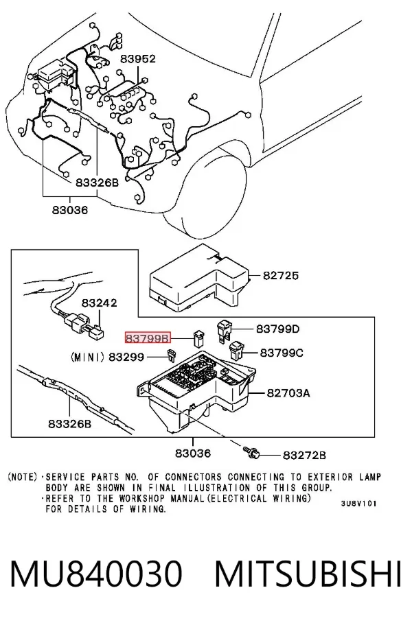 Dispositivo de segurança MU840030 Mitsubishi