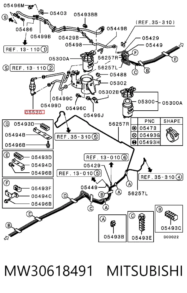  MW30618491 Mitsubishi