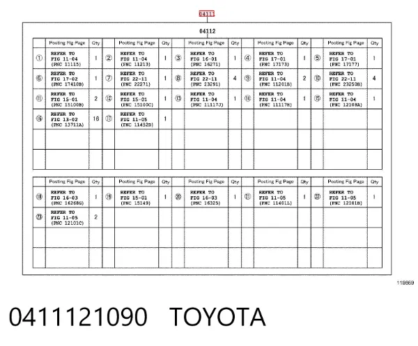 Kit de vedantes de motor completo Toyota Prius NHW20