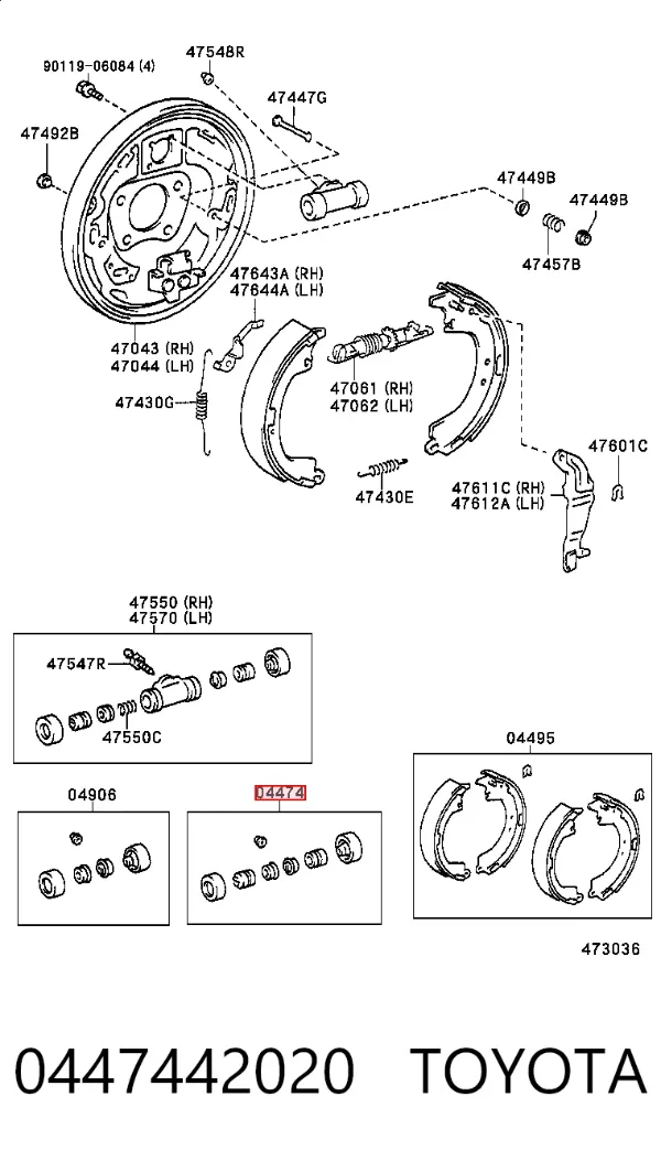  0447442020 Toyota