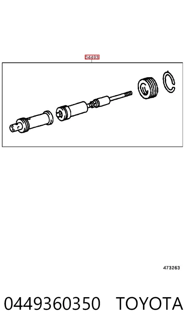Kit de reparação de cilindro mestre do freio Toyota Land Cruiser PRADO ASIA