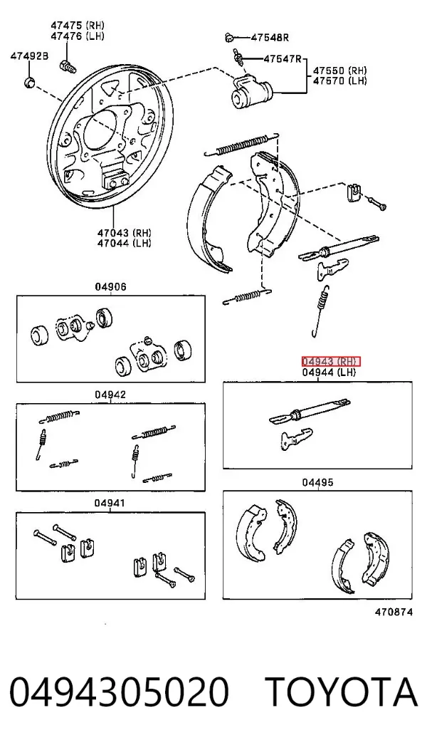  0494305020 Toyota