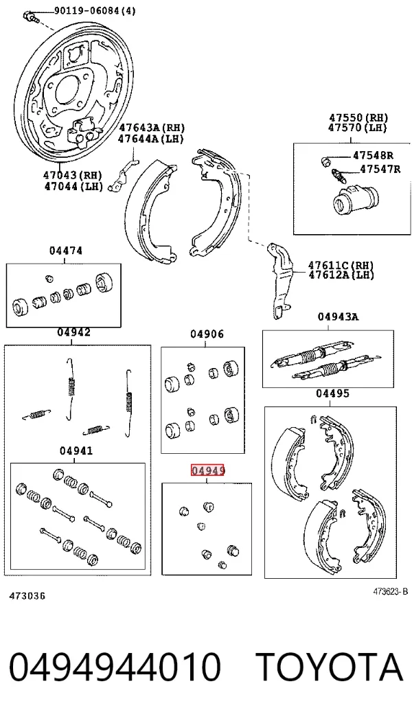  0494944010 Toyota