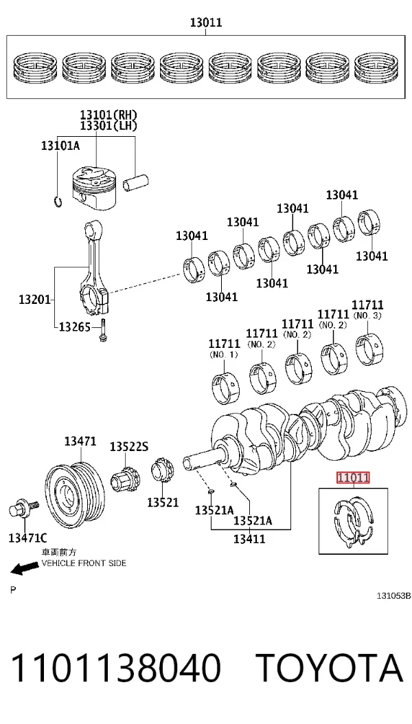  1101138040 Toyota