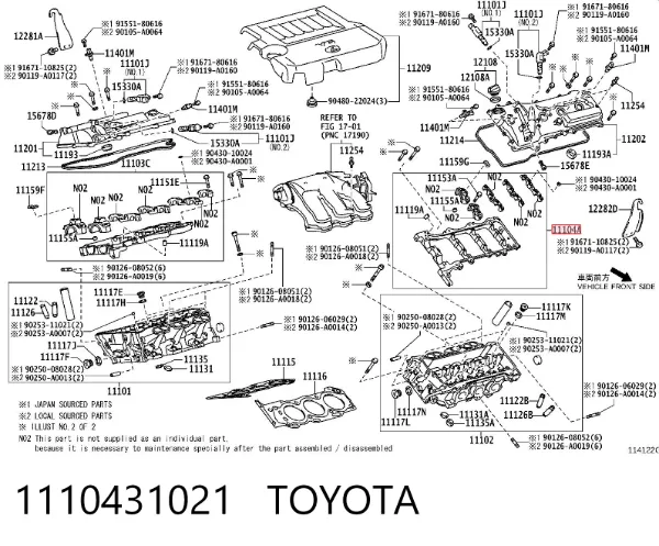  1110431021 Toyota