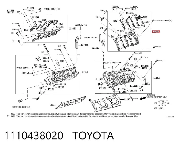 1110438020 Toyota