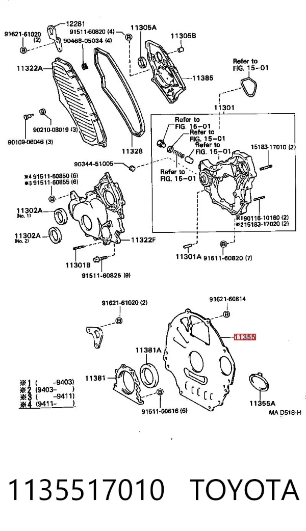  1135517010 Toyota