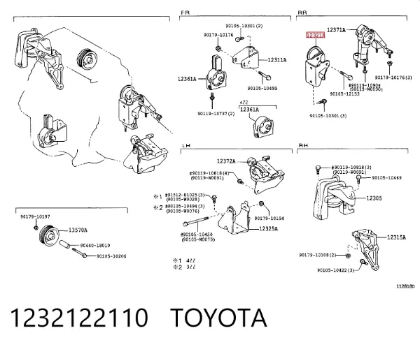  1232122110 Toyota