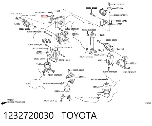  1232720030 Toyota