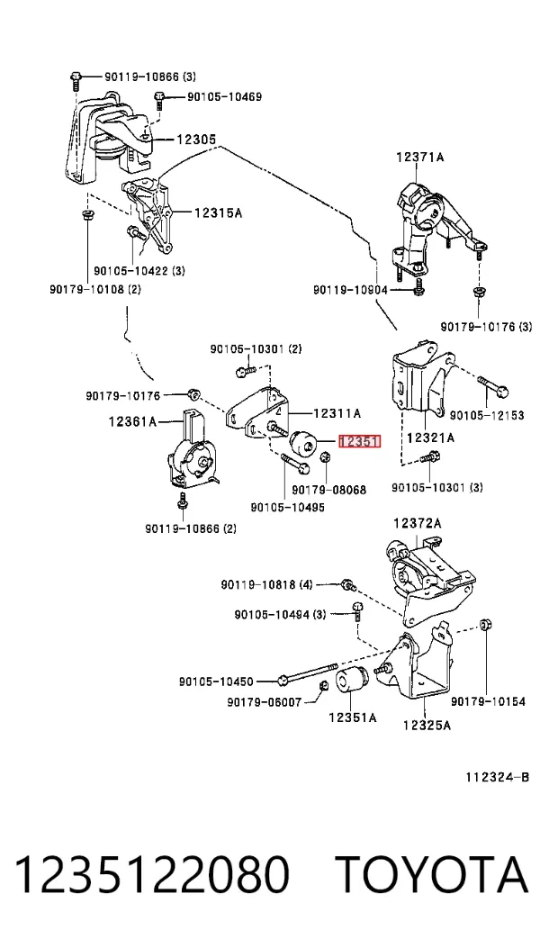  1235122080 Toyota