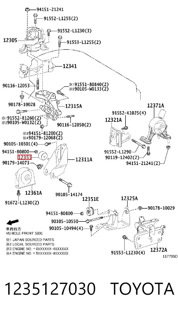  1235127030 Toyota