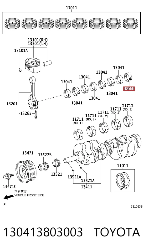  130413803003 Toyota