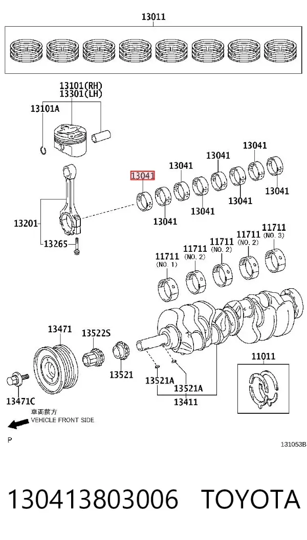  130413803006 Toyota