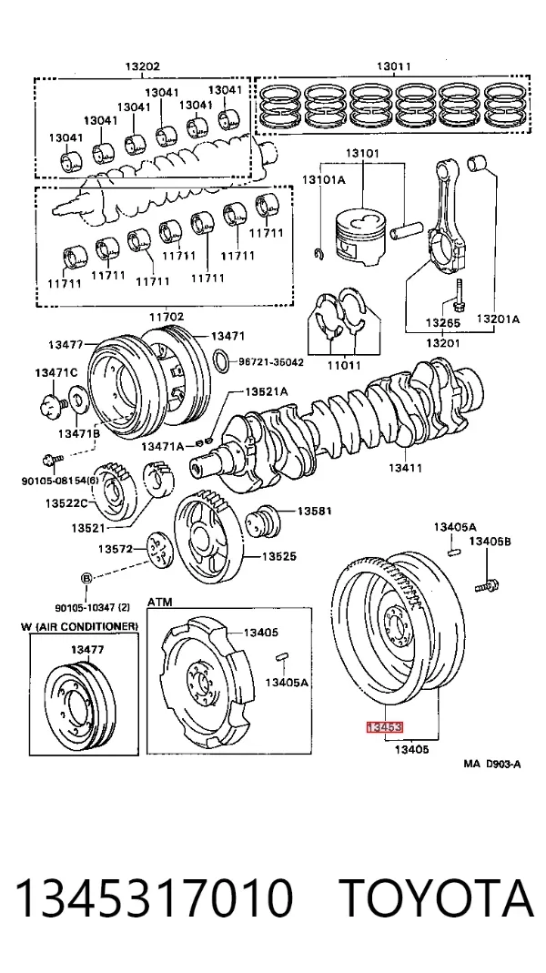 1345317010 Toyota