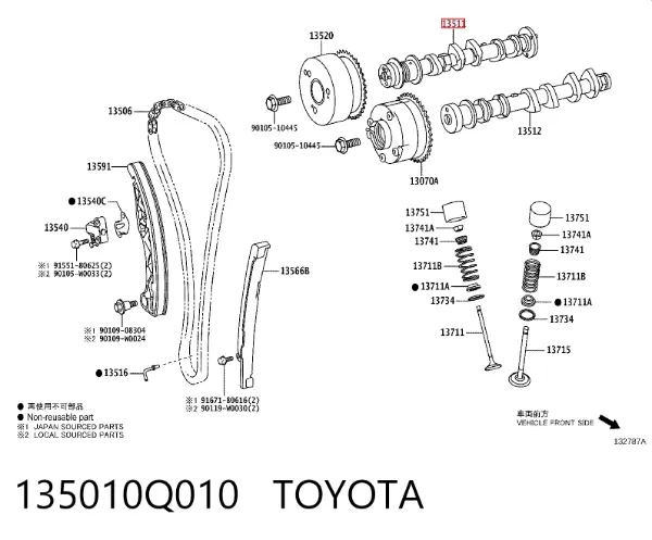  135010Q010 Toyota