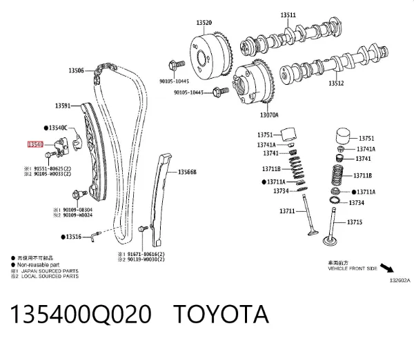  135400Q020 Toyota
