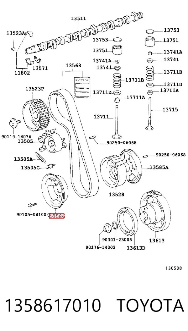  1358617010 Toyota