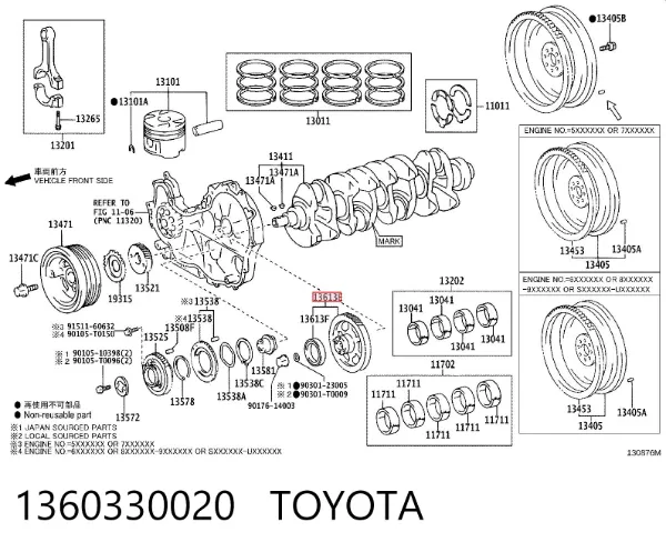  1360330020 Toyota
