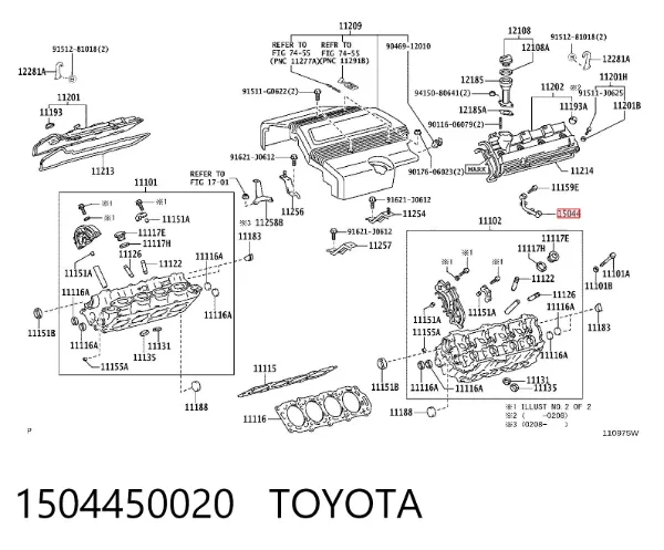  1504450020 Toyota