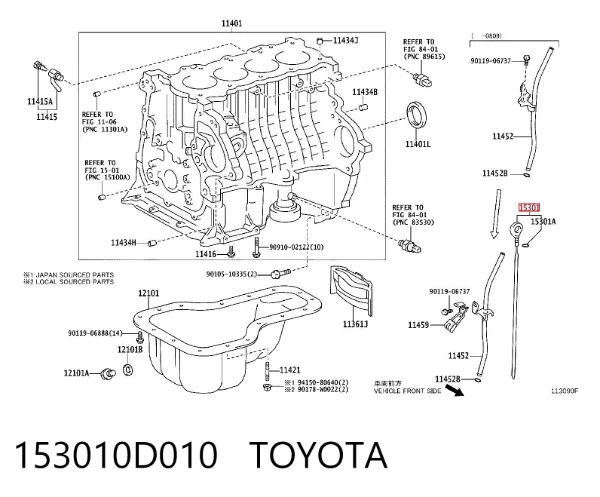  153010D010 Toyota