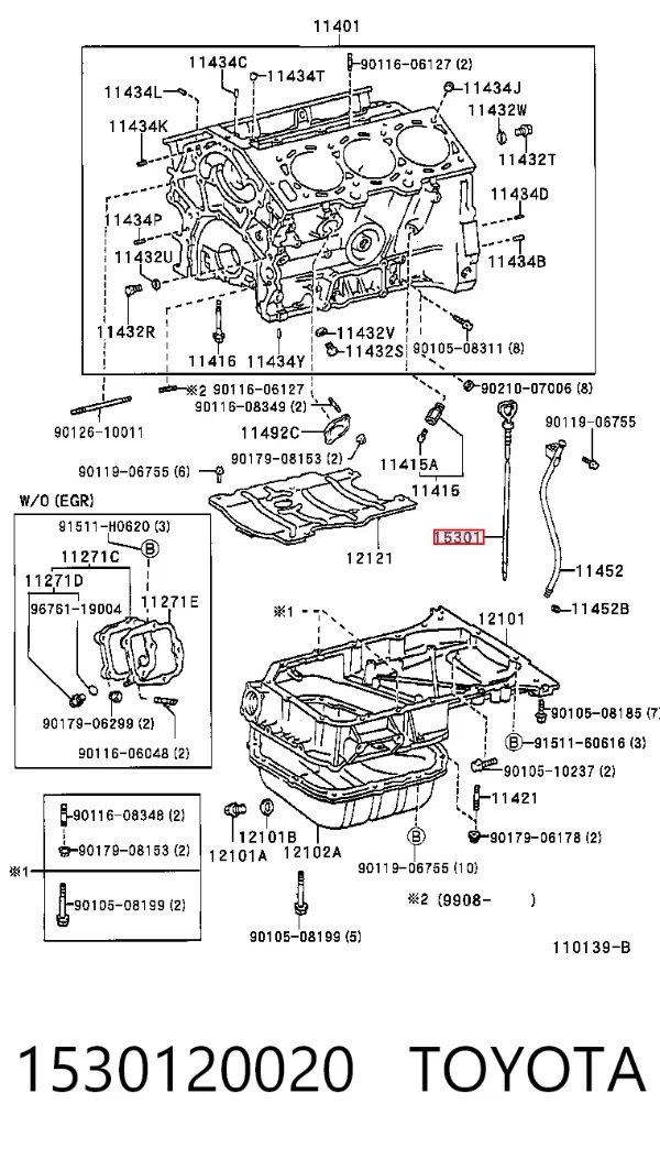  1530120020 Toyota