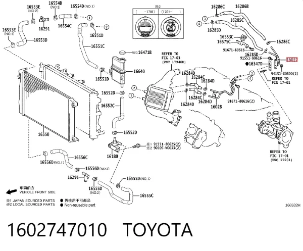  1602747010 Toyota