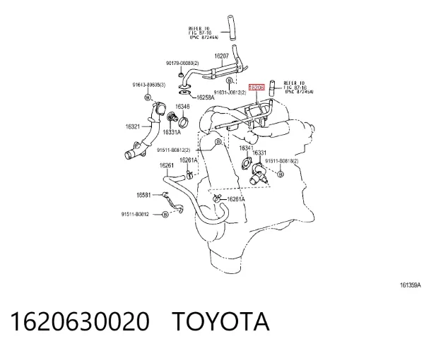  1620630020 Toyota