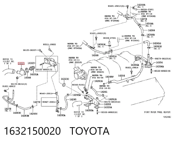  1632150020 Toyota