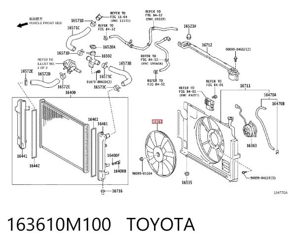  163610M100 Toyota