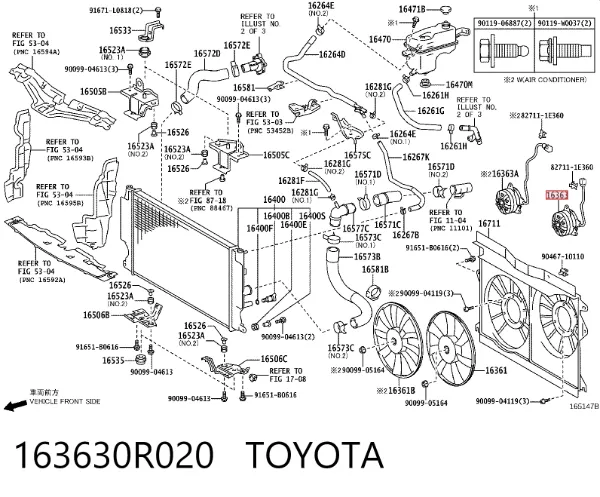 163630R020 Toyota