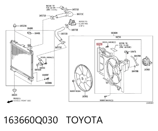  163660Q030 Toyota