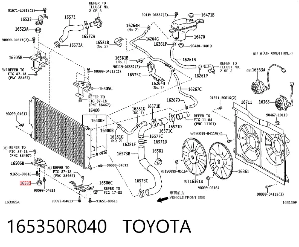  165350R040 Toyota