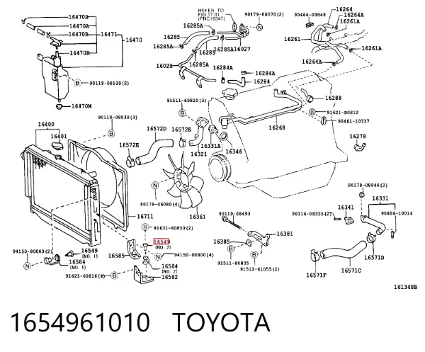  1654961010 Toyota