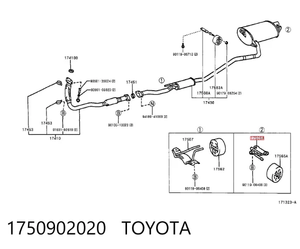  1750902020 Toyota