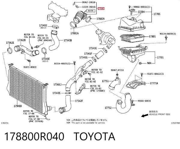  178800R040 Toyota