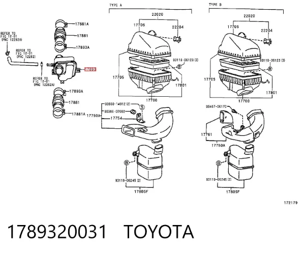  1789320031 Toyota