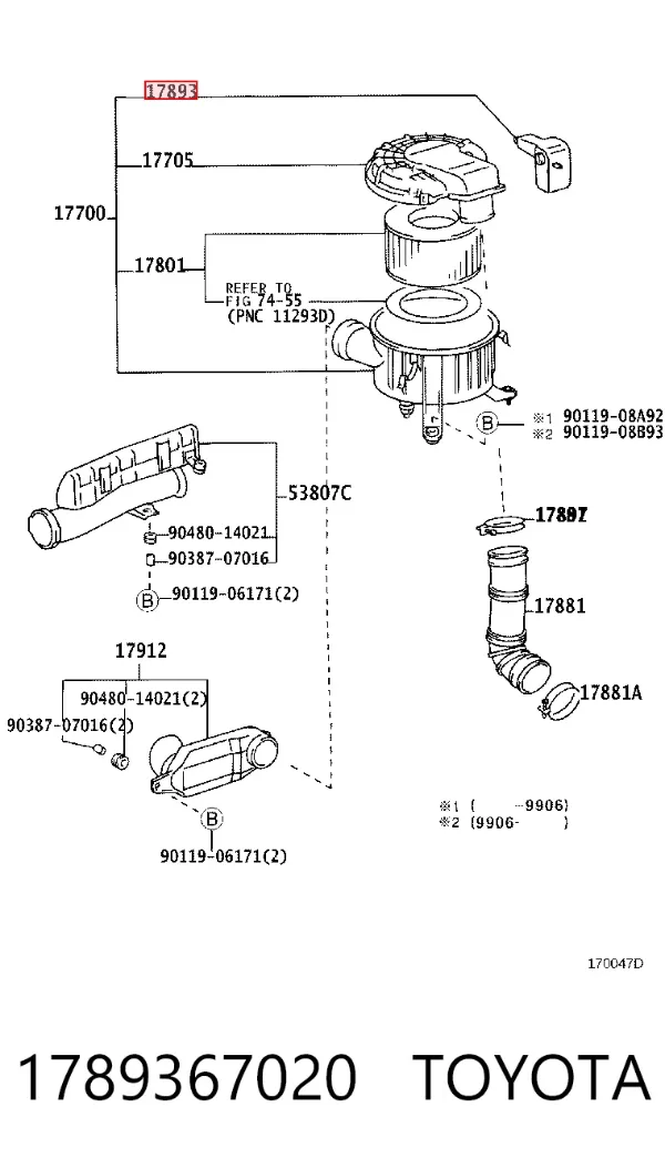  1789367020 Toyota