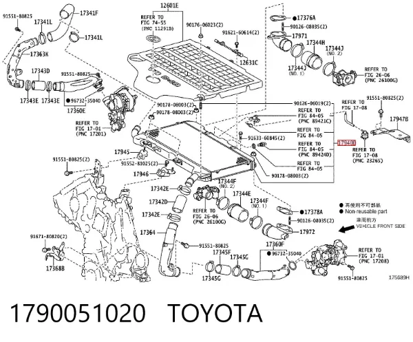 Radiador de intercooler Toyota Land Cruiser J200