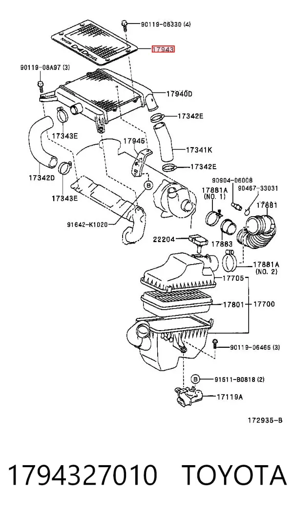  1794327010 Toyota